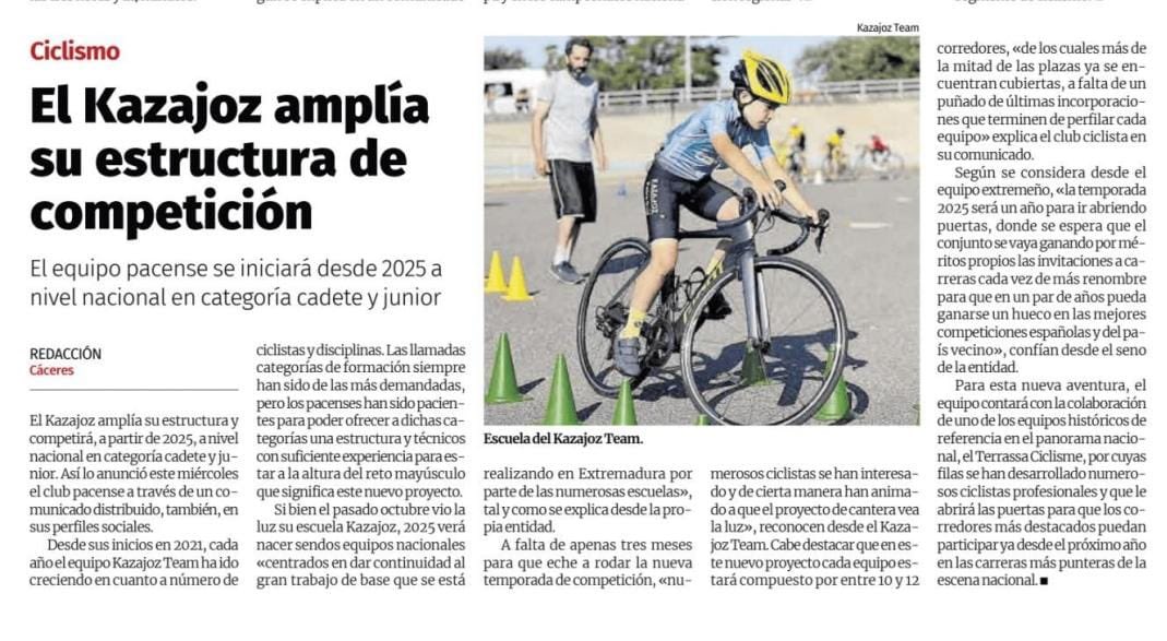 Gracias al <a href="/hoyextremadura/">Diario HOY</a> por hacerse eco de las últimas noticias #KZJ🇰🇿

🩵🌱