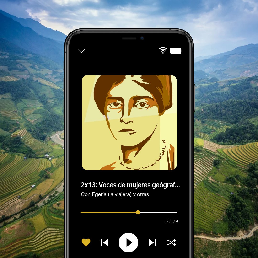 🛤 Conocida como la Viajera, #Egeria pasó a la historia porque fue la primera mujer en plasmar un largo viaje de peregrinación en diferentes escritos.

¡Nuevo pódcast ya disponible! 🙌🏻
🎙 spoty.fi/3LAYnaf