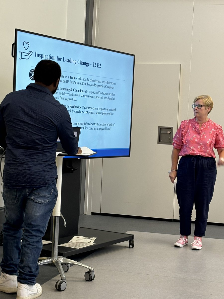 Brian + Tina <a href="/NUHMedicine/">NUH Medicine</a> <a href="/nottmhospitals/">Nottingham University Hospitals</a> 2 improve End of Life Care on B3 following responding 2 feedback from families 🥰 Improving the experience for end of life patients and their family and friends to ensure kind, compassionate care in a challenging clinical environment #LEO