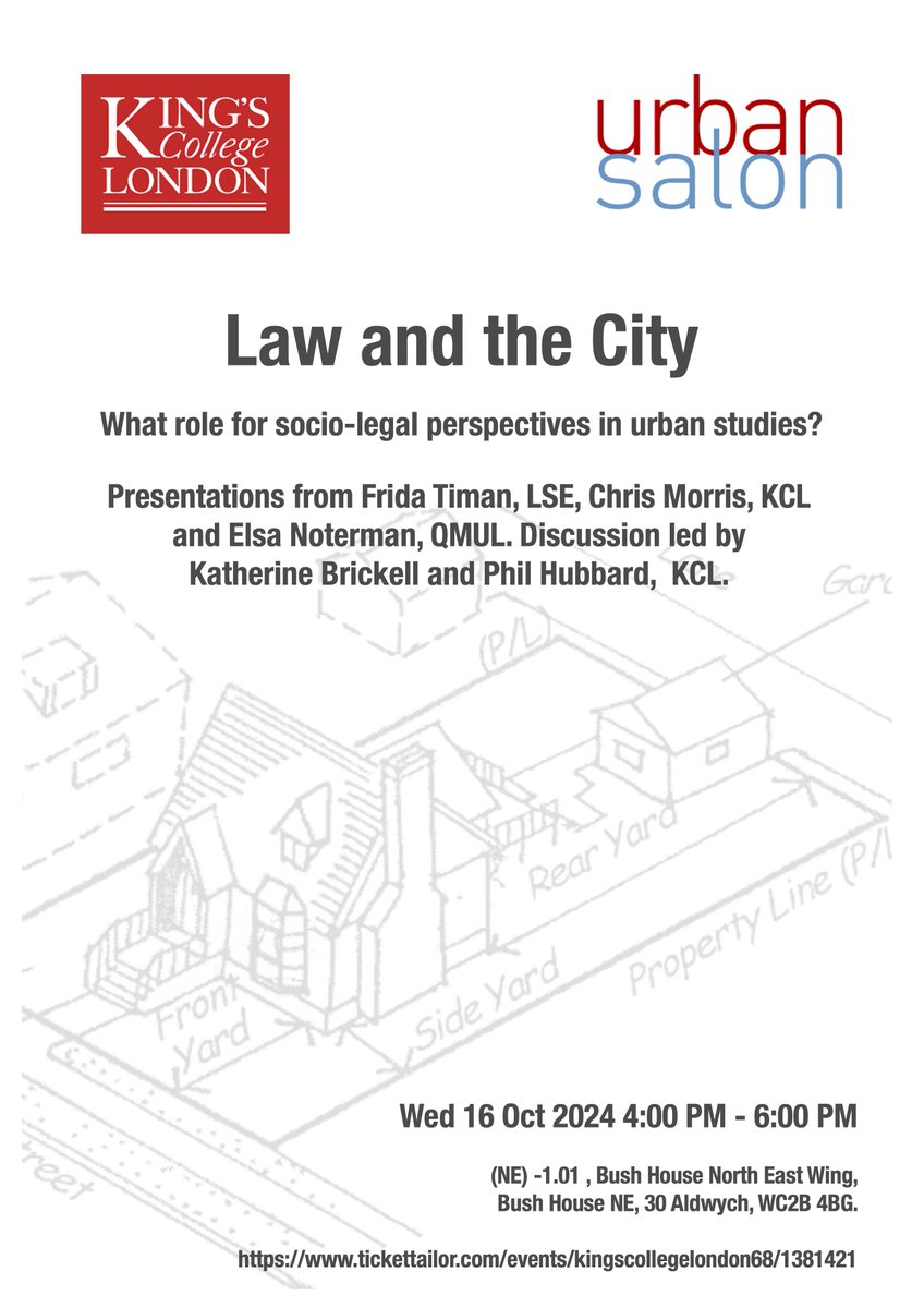 Phil Hubbard (@philhubbard1) on Twitter photo Urban Salon events coming up (1) <a href="/theurbansalon/">Urban Salon</a> <a href="/kclgeography/">King's Geography</a> <a href="/KCLUrbanFutures/">KCL Urban Futures</a> Law and the City presentations and discussion 16 October  <a href="/FridaTiman/">Frida Timan</a> <a href="/ElsaNoterman/">Elsa Noterman</a> <a href="/cm_morris/">Christopher Morris</a> <a href="/K_Brickell/">Prof Katherine Brickell</a>  tickettailor.com/events/kingsco… Urban Salon events coming up (1) <a href="/theurbansalon/">Urban Salon</a> <a href="/kclgeography/">King's Geography</a> <a href="/KCLUrbanFutures/">KCL Urban Futures</a> Law and the City presentations and discussion 16 October  <a href="/FridaTiman/">Frida Timan</a> <a href="/ElsaNoterman/">Elsa Noterman</a> <a href="/cm_morris/">Christopher Morris</a> <a href="/K_Brickell/">Prof Katherine Brickell</a>  tickettailor.com/events/kingsco…