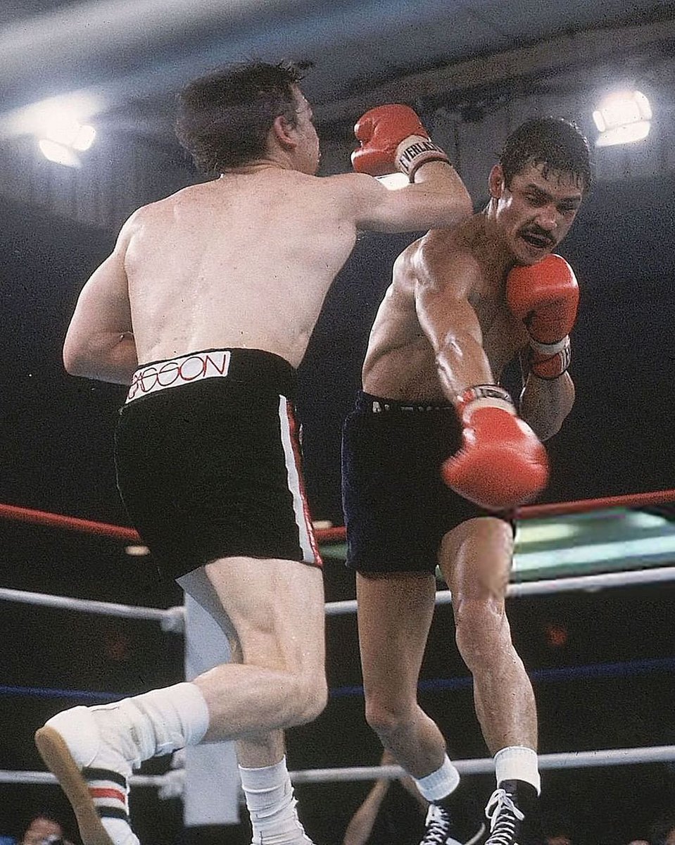 Lightweight king Alexis Arguello turned back the spirited challenge of 20-year-old Ray “Boom Boom” Mancini #OnThisDay in 1981.