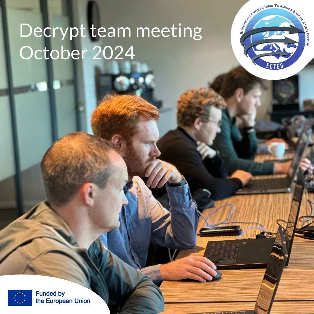 ecteg's tweet image. The lawful #decryption team meets in🇳🇱!
🔢They aim to improve the course materials developed & tested in various national deployments. Colleagues in training also contribute, sharing novel field expertise!
🔝Integrating this knowledge is key for an updated resource to fight…