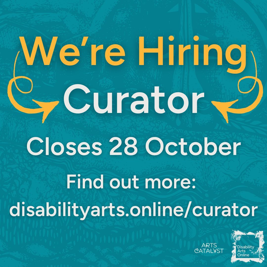 Would you like to work for DAO?
We have an exciting opportunity for a passionate and visionary Curator to join our team. This role will also include a residency at @TheArtsCatalyst.

Closing - 28 Oct
Location - UK Remote
££ - £16.8K-£19.2K

buff.ly/4drE4GQ