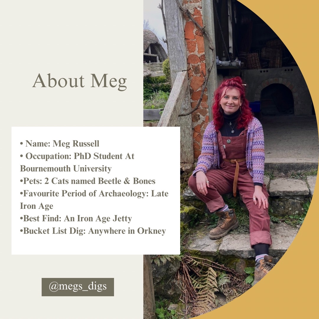 Meg will be joining us as part of the crew this week as we dig at Norton Disney!

We can’t wait to see how she gets on, and to make it a bit sweeter, we have decided to offer 15% off the entire shop throughout the dig when you use the code MEG15 🙌🏼

shop.timeteamdigital.com