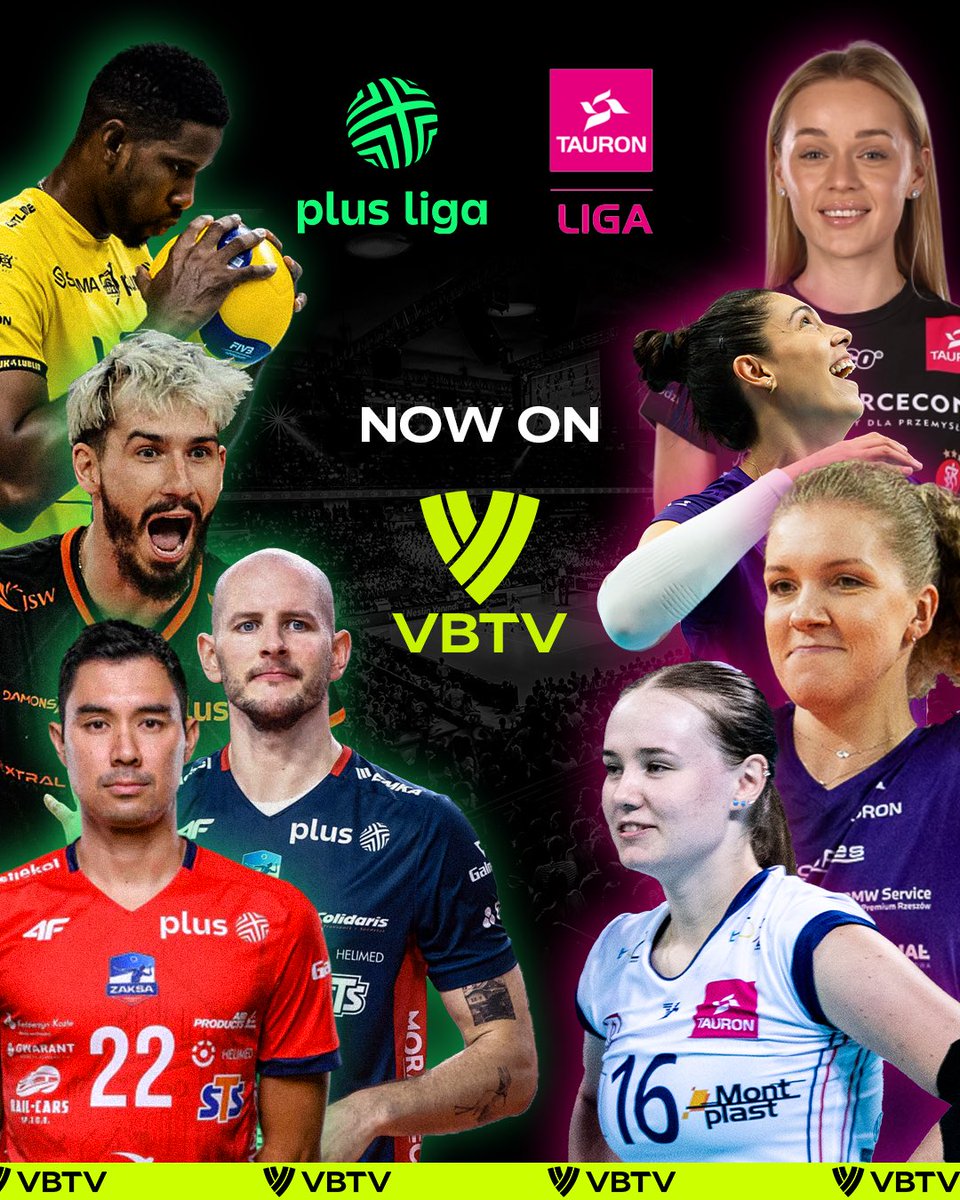 volleyballworld's tweet photo. Poland’s 🇵🇱 Plusliga and Tauron Liga are set to stream on VBTV starting this Friday! 📺🔥

As part of a multi-year partnership, VBTV will be the exclusive international broadcaster for all matches of these premier competitions 🤩

📰 Read the full article on https://t.co/SLsXHFA4b9.

🏐 #volleyball #siatkowka