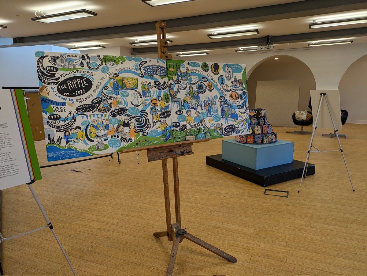 We are open! 🎉 

Please come and visit our exhibition with <a href="/RippleRestalrig/">The Ripple</a> at the brilliant <a href="/DovecotStudios/">Dovecot</a>, running from now until Saturday afternoon. With activities including poetry-writing and tapestry-weaving running each day, open to all ✨
