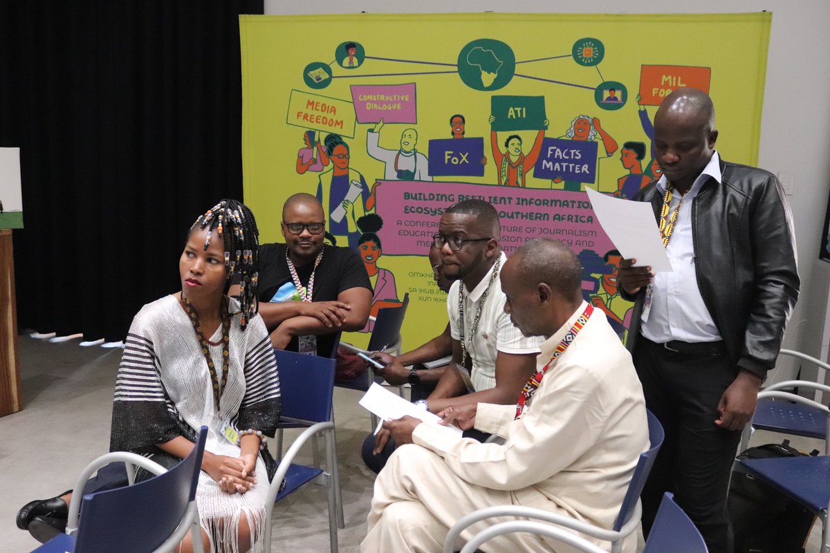NamMediaTrust's tweet photo. 📍📚💡Phakamile Khumalo from Media Monitoring Africa presents a session on the tools that help combat Mis and disinformation impact on citizens. #MILEducation #MIL4ALL @dw_akademie @MilliNamibia @misamalawi @MediaMattersZA @citezw https://t.co/z2CNyM3ZlZ