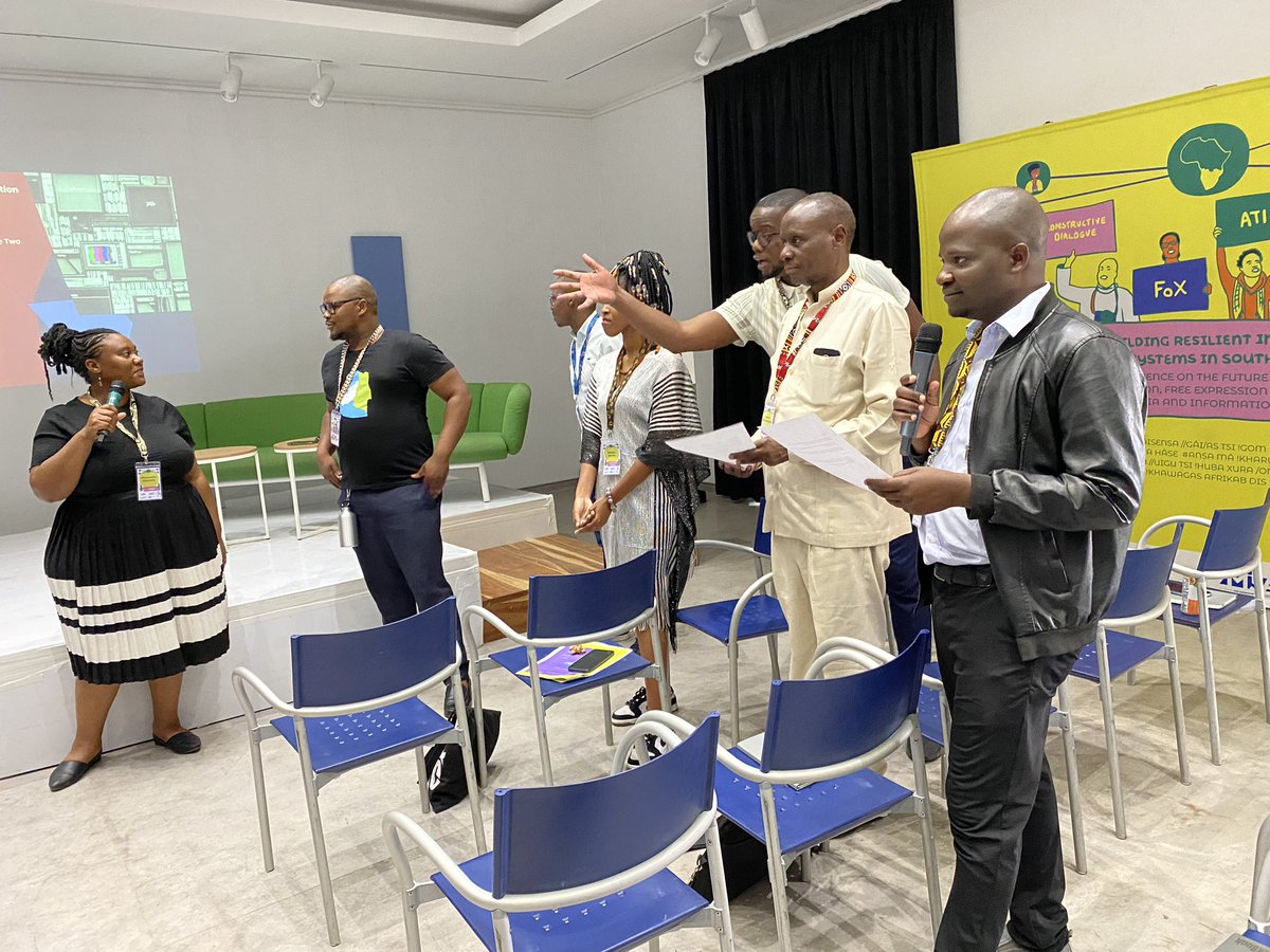 NamMediaTrust's tweet photo. 📍📚💡Phakamile Khumalo from Media Monitoring Africa presents a session on the tools that help combat Mis and disinformation impact on citizens. #MILEducation #MIL4ALL @dw_akademie @MilliNamibia @misamalawi @MediaMattersZA @citezw https://t.co/z2CNyM3ZlZ