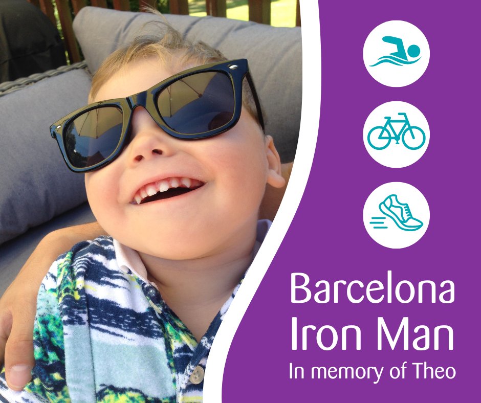 Today is the day! 🏊🚴👟

Richard and his brothers are taking on the Barcelona Iron Man in memory of Theo. They are facing a 3.8km swim, 180km cycle and a marathon to end!

To show your support head to their ‘Just Giving’ page &gt;&gt; shorturl.at/hSzDo

#CHF #Ironman #Challenge