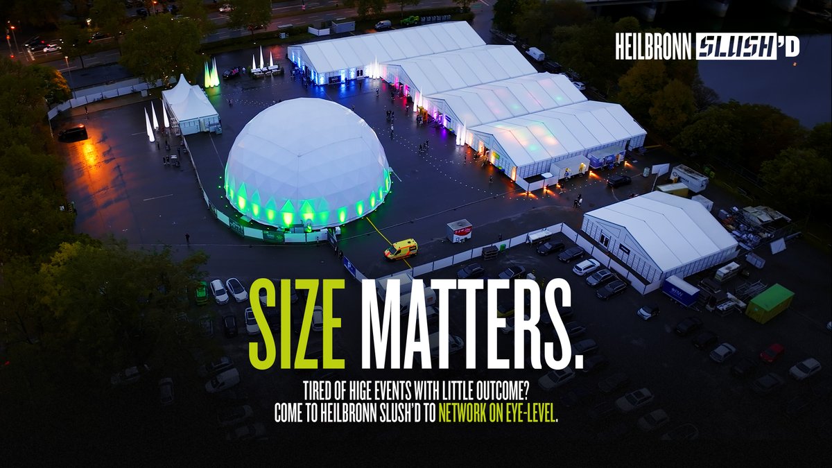 Tired of giant events that lead nowhere? At Heilbronn Slush'D, it’s not about how big the event is, it’s about real, meaningful connections. Network on eye-level and make it count. 
👉 hubs.li/Q02QdM410

#HeilbronnSlushD #StartupFestival #WhereConnectionsMatter