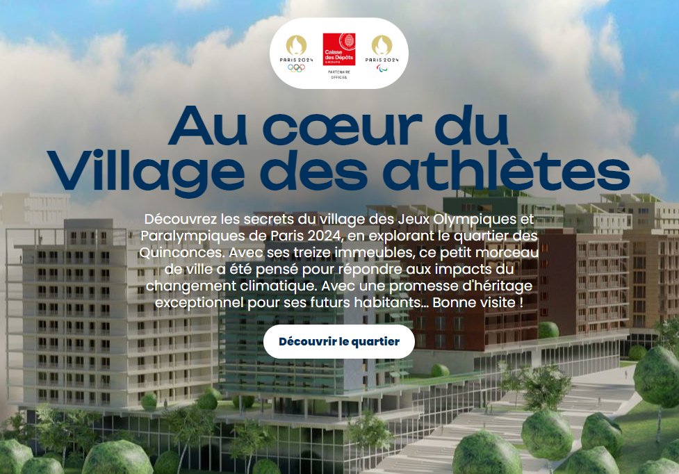 brig_ht's tweet photo. [#TBT] 
Il y a 6 mois nous avons gagné un #TopCom d'Or pour notre site en #3D sur le Village Olympique de @Paris2024 pour le Groupe Caisse des Dépôts !

Ce site en 3D permettait de découvrir le Village des Jeux Olympiques et Paralympiques en 3D 🥇

Ici 👉 https://t.co/NOBg88xn5y https://t.co/Q7QZFUBzPP
