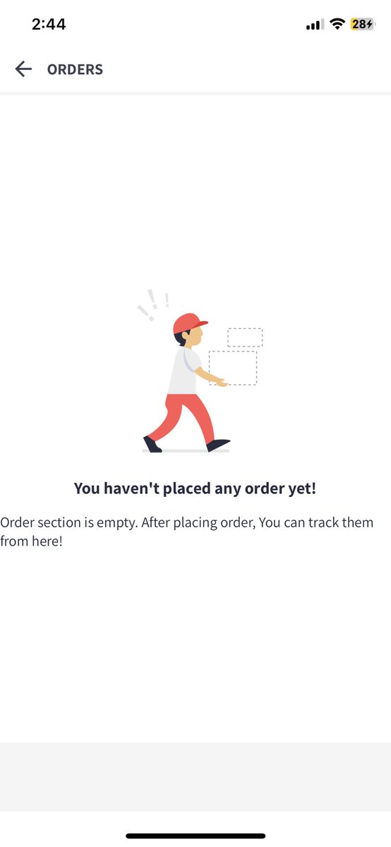 prettyunreal's tweet photo. @MyntraSupport @myntra 

I have placed 2 orders on the app and it said order confirmed after I placed it. Although on the “My Orders” section it says you haven’t olaced any orders. Also, the orders show up on the help center tab only. 

How am I supposed to track my orders? https://t.co/9Gc8jDwzcf