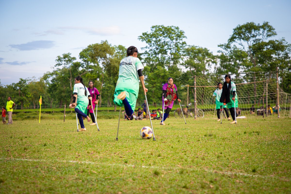 ICRC_bd's tweet photo. ⚽ Historic moment! For the first time, we’re launching Women’s Amputee Football in Bangladesh!

Training starts 6th Oct 2024. Let’s empower women to showcase their strength and talent! 💪

#WomenInAmputeeFootball #BreakingBarriers #AmputeeFootballBD https://t.co/nHpnwZXxpW