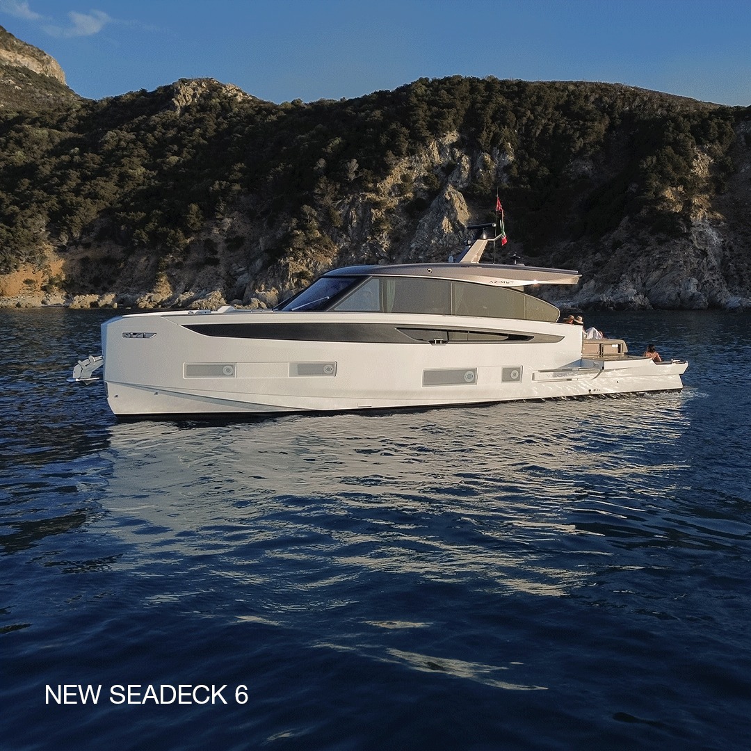 AzimutYachtsTH's tweet photo. Seadeck 6 and Seadeck 7: Sustainable innovation for a new era of yachting.
Fly 62: A perfect blend of comfort, style, and performance, designed for unforgettable voyages.
#AzimutYachtsThailand #MGCMARINE #AzimutYachts  #Yacht  #LuxuryYachts #YachtingExcellence #DesignInnovation https://t.co/5B4NhmEEJr