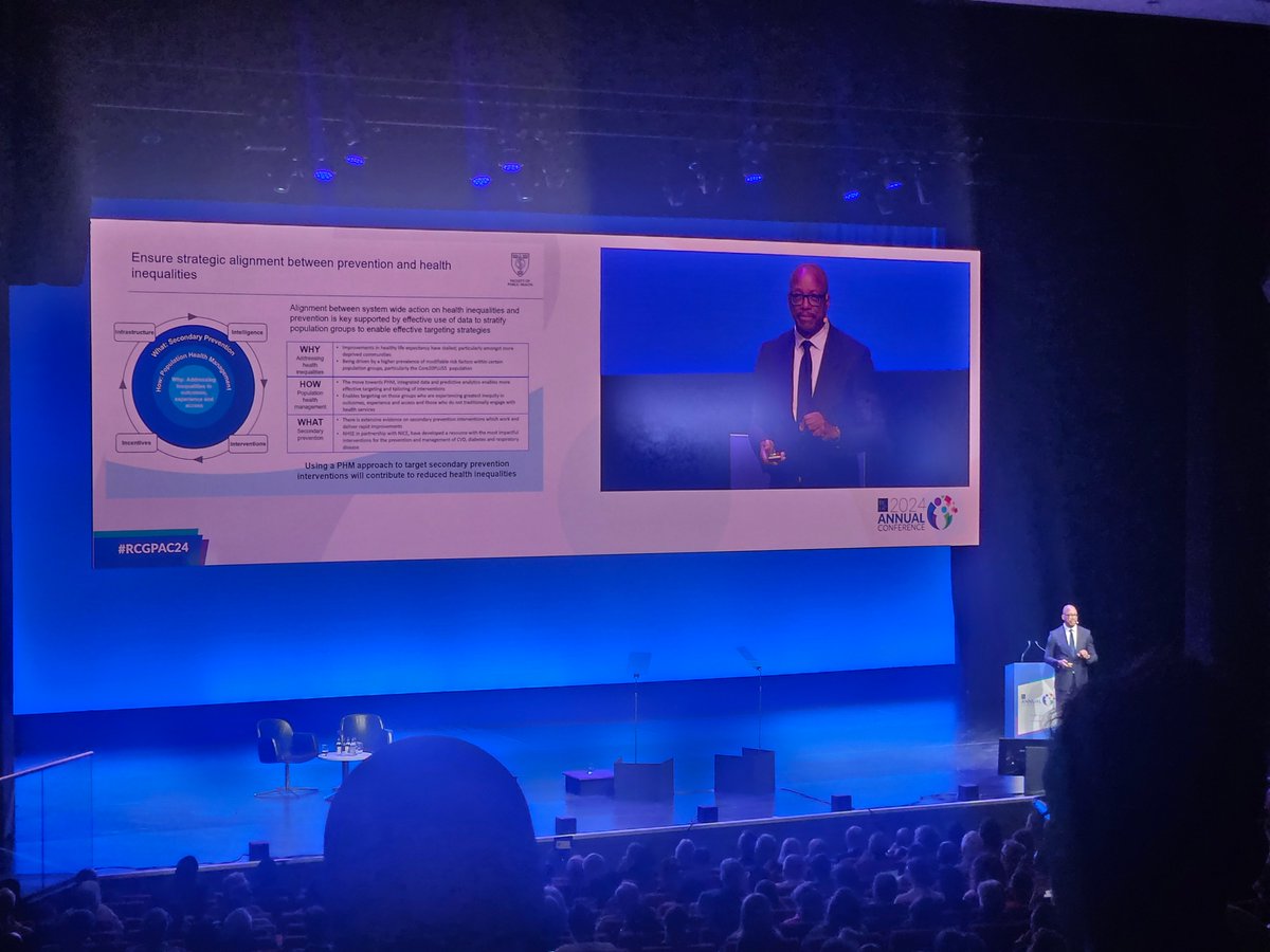 Drbmcg's tweet image. Hearing from @ProfKevinFenton at #RCGPAC
We need to prioritise prevention and health inequalities.  We have been squeezed into firefighting when we should be being proactive.  GP needs funded appropriately if we are to do this. 5.4% is not enough!
@rcgp @rcgp