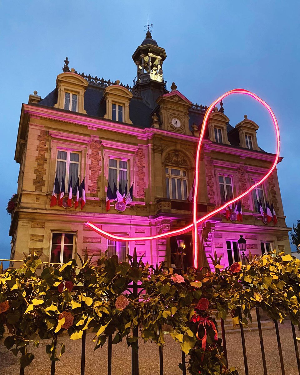 🟠 𝗘𝗡𝗦𝗘𝗠𝗕𝗟𝗘 💪 | De nombreuses villes impériales soutiennent la campagne #OctobreRose dans la lutte contre le cancer du sein à l'image de #MaisonsLaffitte dont la mairie a été illuminée aux couleurs de cette belle cause ! 🎀 

Une belle initiative que nous saluons ! 💕