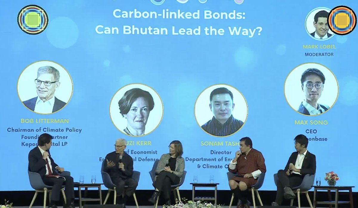 World's first carbon-negative country, Bhutan, calls on the European Commission to reopen the market to carbon credits.
This was one of the highlights at today's session on "Carbon-linked Bonds: Can 🇧🇹 Lead the Way?" at the <a href="/BhutanForum/">Bhutan Innovation Forum</a> : 

m.youtube.com/watch?v=8kbYKM…