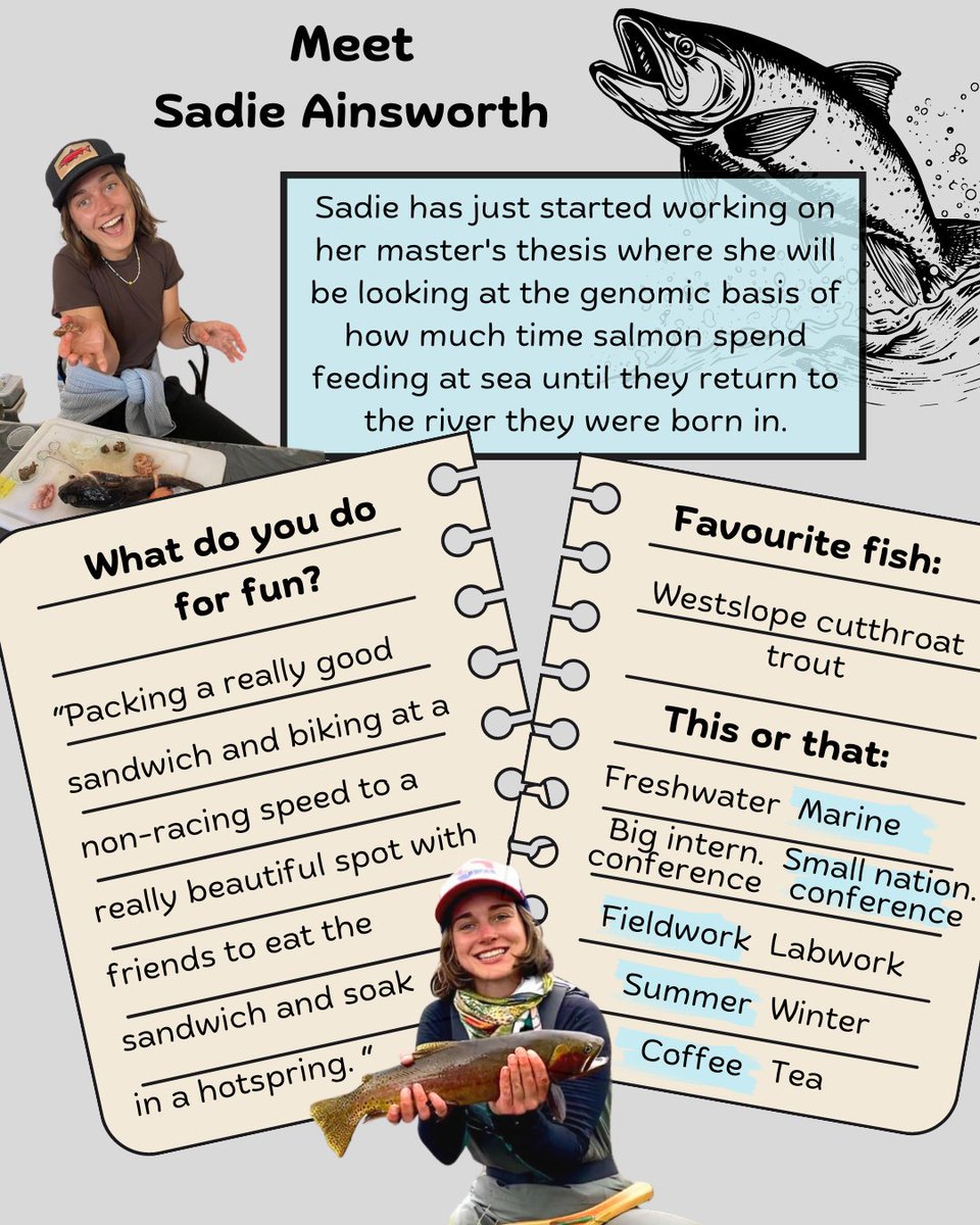 IceFish Research (@icefishresearch) on Twitter photo From talking on her Hello Kitty phone to studying the genetics of Atlantic salmon 🇮🇸
Find out more about Sadie & her research for her master’s thesis <a href="/uwiceland/">University Centre of the Westfjords</a>
icefishresearch.com/2024/10/02/sai…
We wish her all the best for her thesis & can’t wait to hear more
#IceFishResearch From talking on her Hello Kitty phone to studying the genetics of Atlantic salmon 🇮🇸
Find out more about Sadie & her research for her master’s thesis <a href="/uwiceland/">University Centre of the Westfjords</a>
icefishresearch.com/2024/10/02/sai…
We wish her all the best for her thesis & can’t wait to hear more
#IceFishResearch