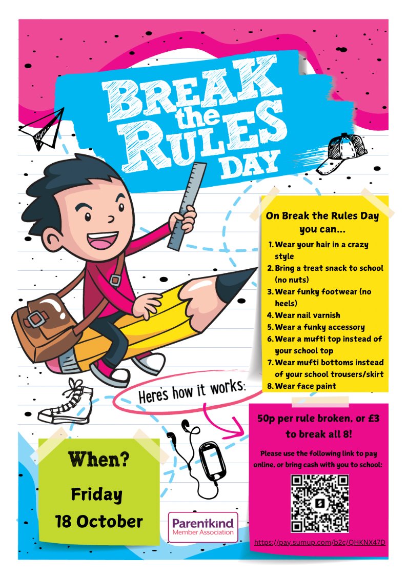 Get ready to break some rules! #breaktherules #pta