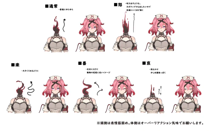 これは世にも珍しいデュラハンの表情差分 
