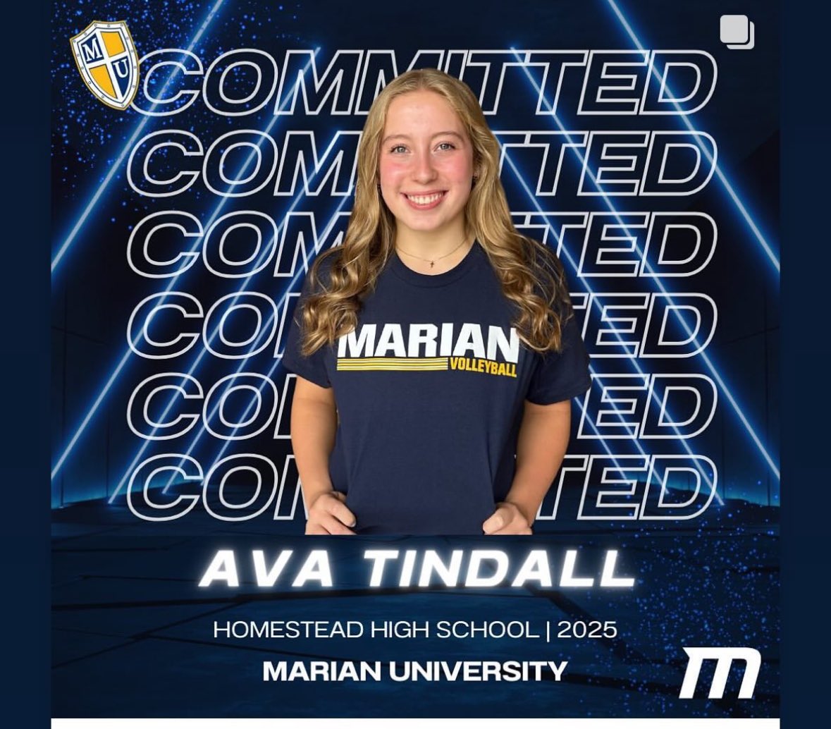 Congratulations to Spartan Ava Tindall for her commitment to Marian University to continue her career in volleyball. Marian is getting one of the hardest workers to ever enter HHS!