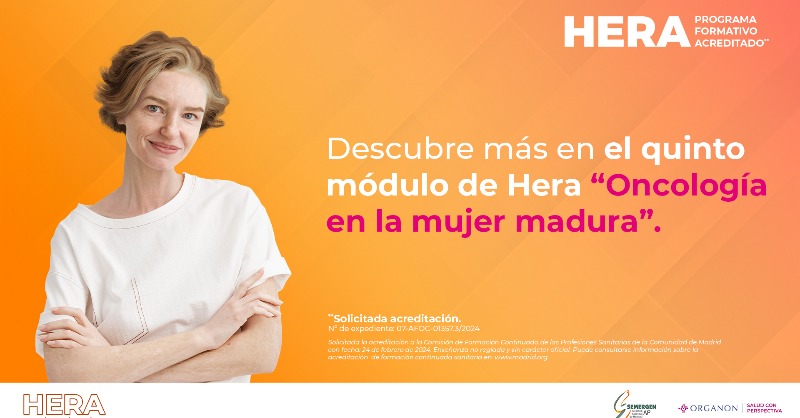 OrganonEspana's tweet photo. Como médico de familia, eres esencial en la prevención, diagnóstico, tratamiento y seguimiento del cáncer. 

Este curso avalado por @SEMERGENap te permite adquirir nuevas competencias en oncología en la mujer madura.

Accede ahora y avanza en la salud de tus pacientes 👇
