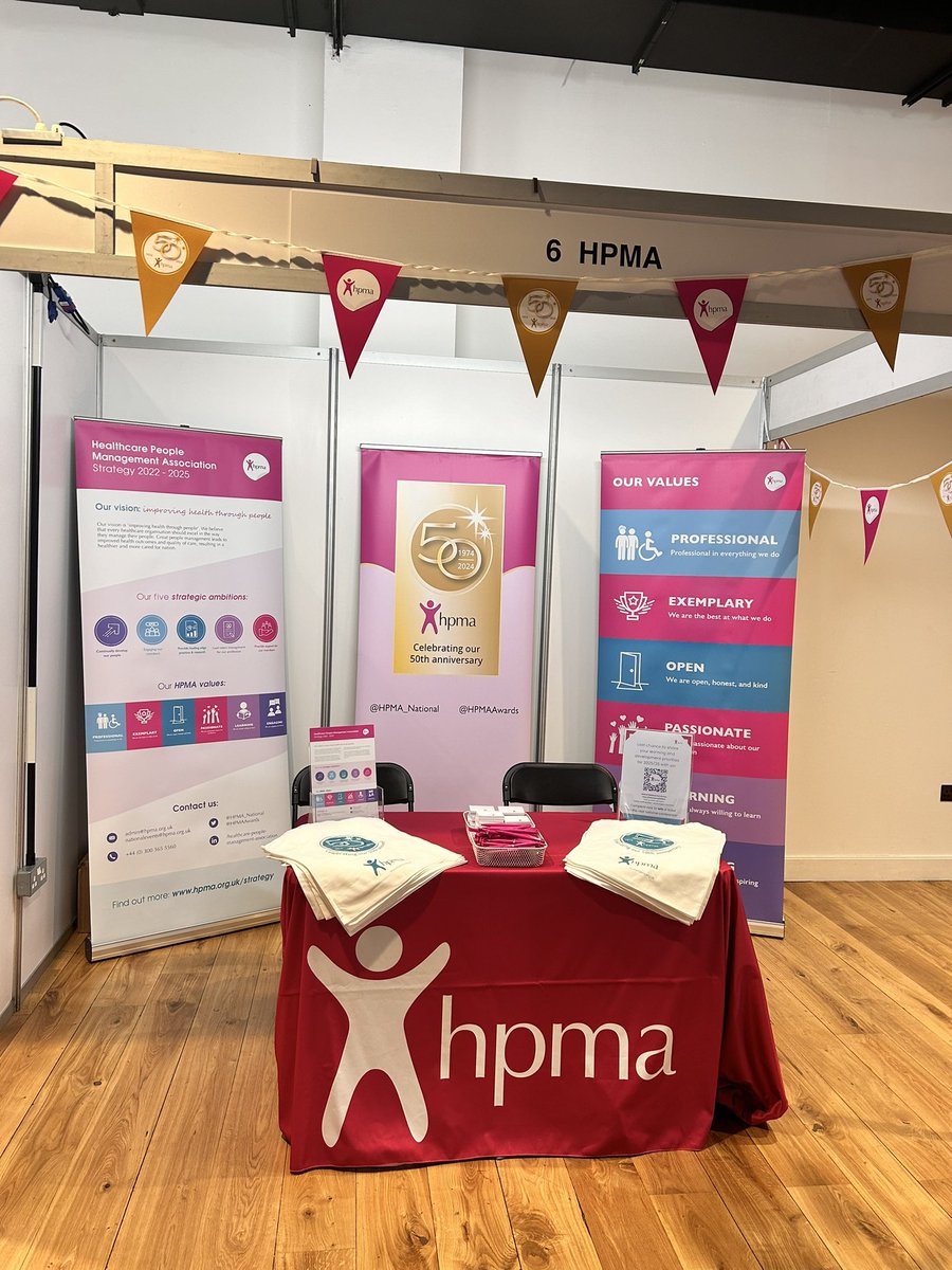 Make sure you stop by the HPMA stand and meet the team! 
#hpma50 #hmpaawards #belfast