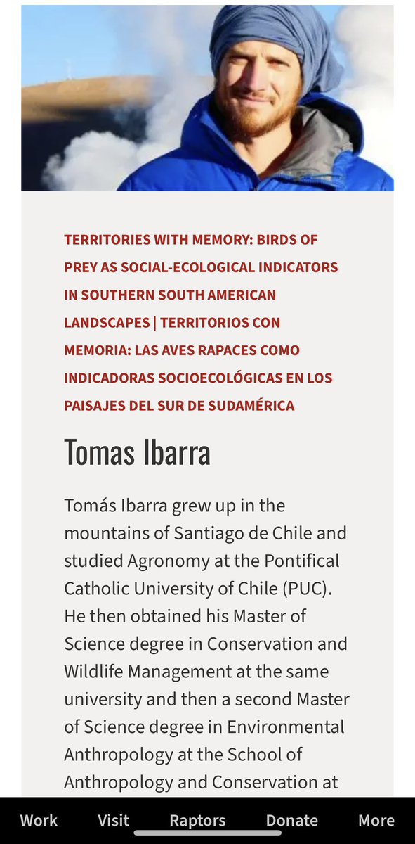 Un honor abrir este día jueves de encuentro en la ‘VI Conferencia de Rapaces Neotropicales’ peregrinefund.org/conference-hom…