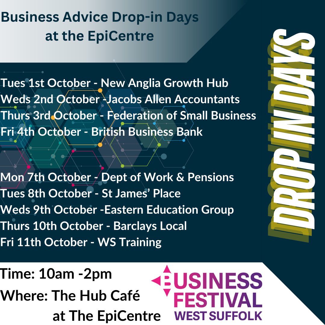 The_EpiCentre_'s tweet photo. Candy from @fsb_policy is back!

If you missed her at Networking a few weeks ago, please feel free to pop into our cafe, The Hub today until 2pm to ask Candy any questions you have.

#dropinday #businesssupport #smallbusiness #wsbizfest https://t.co/SdUsLrhQ9j