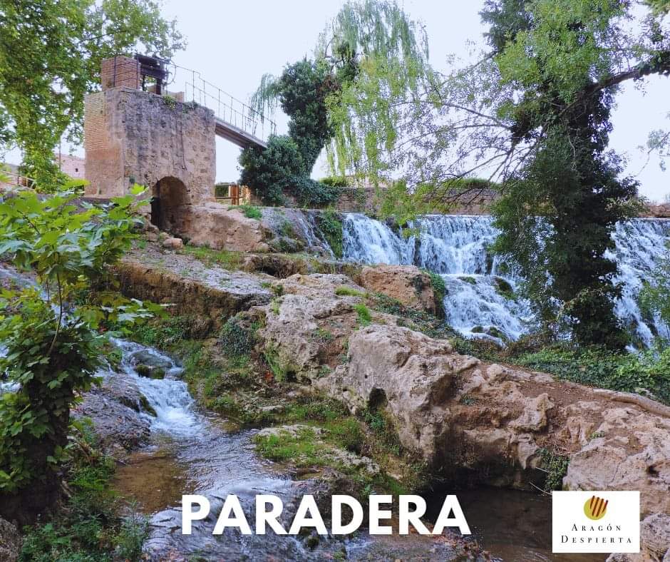AragonDespierta's tweet photo. 🙂🙂 Ésta es la "paradera" de #Ibdes (Comarca de la Comunidad de #Calatayud). Se trata de un salto de agua cuyo origen es una pequeña presa realizada en el XIX con el objetivo de alimentar una pequeña central hidroeléctrica (algunos nos lo nombran como "fábrica de la luz"). https://t.co/F9TEk2DfN7