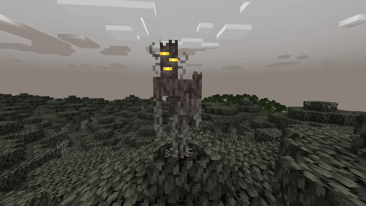 Ladyhope29's tweet photo. To those who are Doctor Who fans

the Creaking is the Weeping Angel of Minecraft https://t.co/6xAiQ82z6x