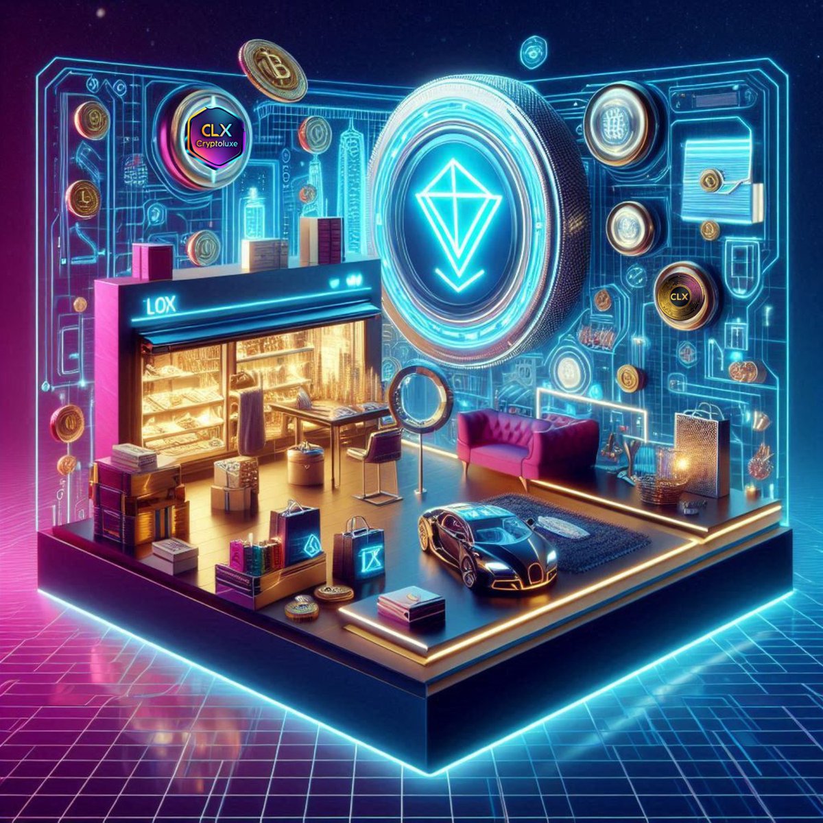 Cryptoluxe Token tweet media
