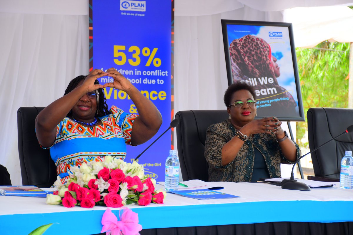 Plan International Uganda (@planuganda) on Twitter photo As we gear up for this year's #InternationalDayOfTheGirl. Our staff, partners, girls and women have joined the Minister of Gender, Labour & Social Development <a href="/BettyAmongiMP/">Hon Betty Amongi</a> to launch the THE STATE OF THE WORLD GIRLS REPORT;
#UniteForPeace
#IDG2024 As we gear up for this year's #InternationalDayOfTheGirl. Our staff, partners, girls and women have joined the Minister of Gender, Labour & Social Development <a href="/BettyAmongiMP/">Hon Betty Amongi</a> to launch the THE STATE OF THE WORLD GIRLS REPORT;
#UniteForPeace
#IDG2024