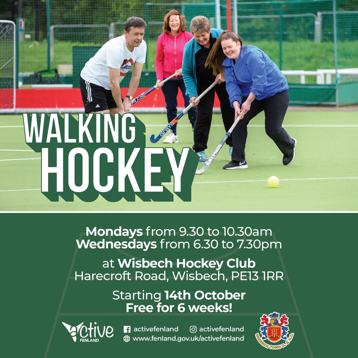 Find Walking Sport Clubs, Events & Match Officials (@walking_sports) on Twitter photo Try Walking Hockey at Wisbech Town Hockey Club
More Info: walkingsports.com/try-walking-hoβ¦
Wisbech Town Hockey Club <a href="/wisbechtownhc/">Wisbech Town Hockey Club</a>: Try Walking Hockey at #WTHC - a fun, low-impact way to stay active
This FREE six-week programme starts on 14/10/24, sessions take place on Mondays 9:30-... Try Walking Hockey at Wisbech Town Hockey Club
More Info: walkingsports.com/try-walking-hoβ¦
Wisbech Town Hockey Club <a href="/wisbechtownhc/">Wisbech Town Hockey Club</a>: Try Walking Hockey at #WTHC - a fun, low-impact way to stay active
This FREE six-week programme starts on 14/10/24, sessions take place on Mondays 9:30-...