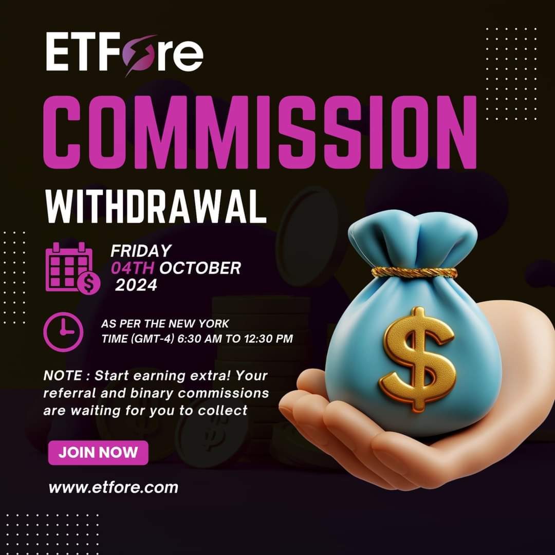 etforecompany's tweet image. 📢 𝐀𝐭𝐭𝐞𝐧𝐭𝐢𝐨𝐧 𝐚𝐥𝐥 𝐜𝐥𝐢𝐞𝐧𝐭𝐬:
 Our ROI withdrawal hours are now from 6:30 AM to 12:30 PM ( GMT-4)

🌐 Reach our support today 
wa.me/message/DPVAIW…

  #etfore #AdvancedTechnology #codedreality 
#2025tech #FutureInnovators #VIPAccess
#AssetManagement