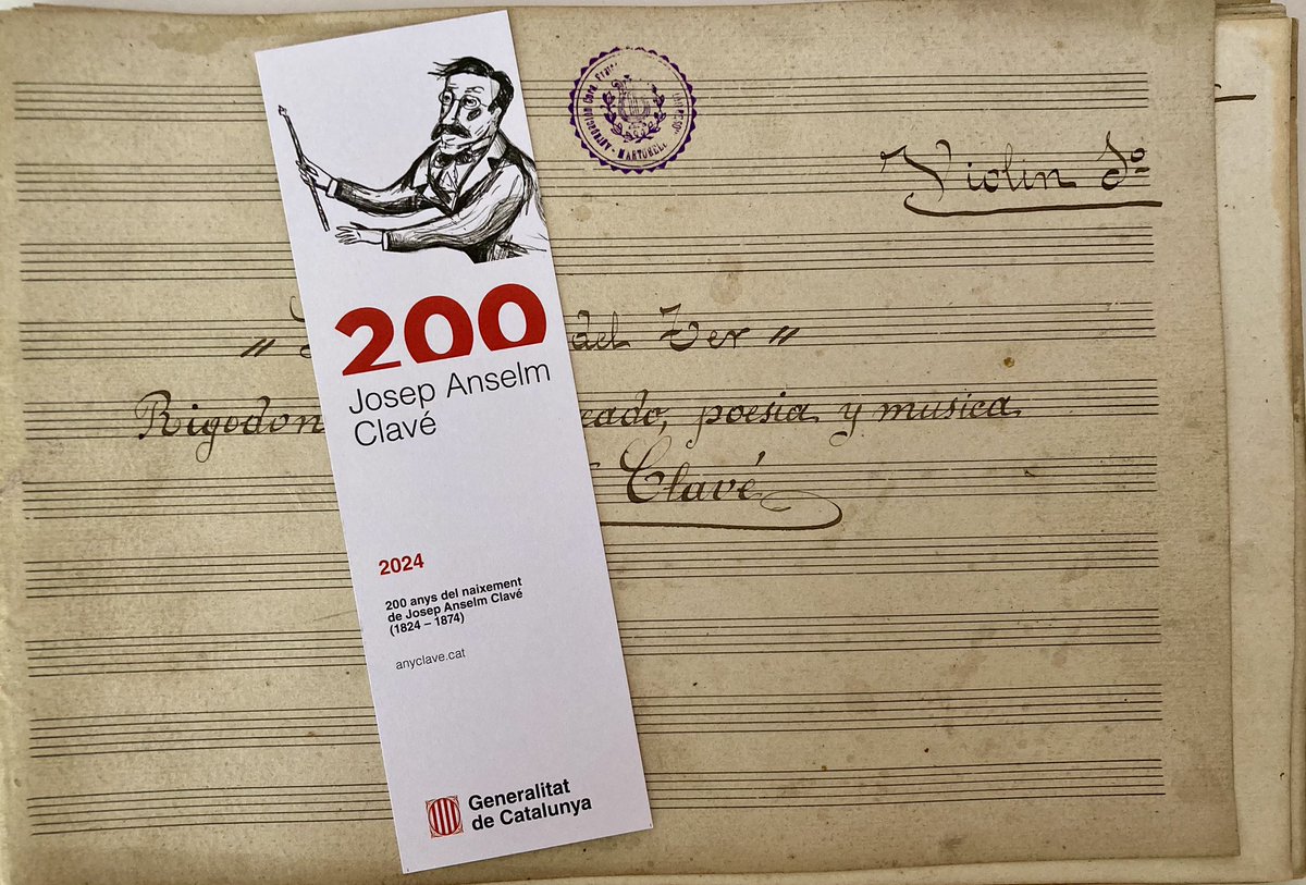 Quina meravella, <a href="/Izaskunarretxe/">Izaskun Arretxe Irigoien</a>! No us oblideu, però, que també commemorem l’<a href="/anyclave/">Any Clavé</a> 👏🏻 A més de músic, empresari, activista i polític, també va ser poeta i ja escrivia en català a la dècada de 1850 📚🎶
<a href="/bibliotequescat/">Biblioteques</a> <a href="/cultpopular_cat/">Cultura Popular</a> <a href="/cultura_cat/">Cultura</a> <a href="/rcanadell74/">Roger Canadell Rusiñol</a>