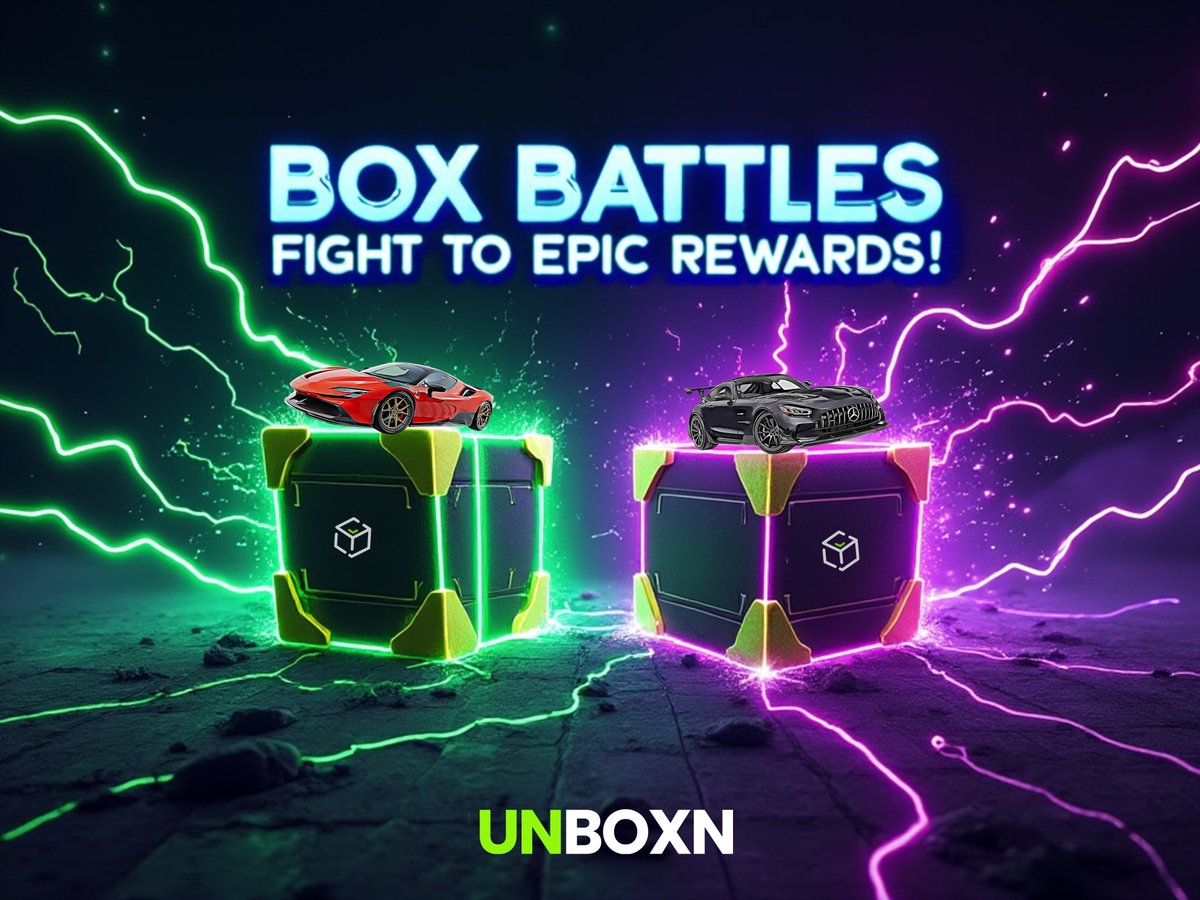unboxncom's tweet photo. Play Box Battles on Unboxn, challenge others, and win awesome prizes!
It’s time to gear up for your next big win.
Who will be the ultimate champion?

Play now: https://t.co/TsQAmb3AjC
#BoxBattles #Unboxn #ChallengeAccepted #BoxWarriors #WinBig #PrizeHunter https://t.co/4aCewtekqy
