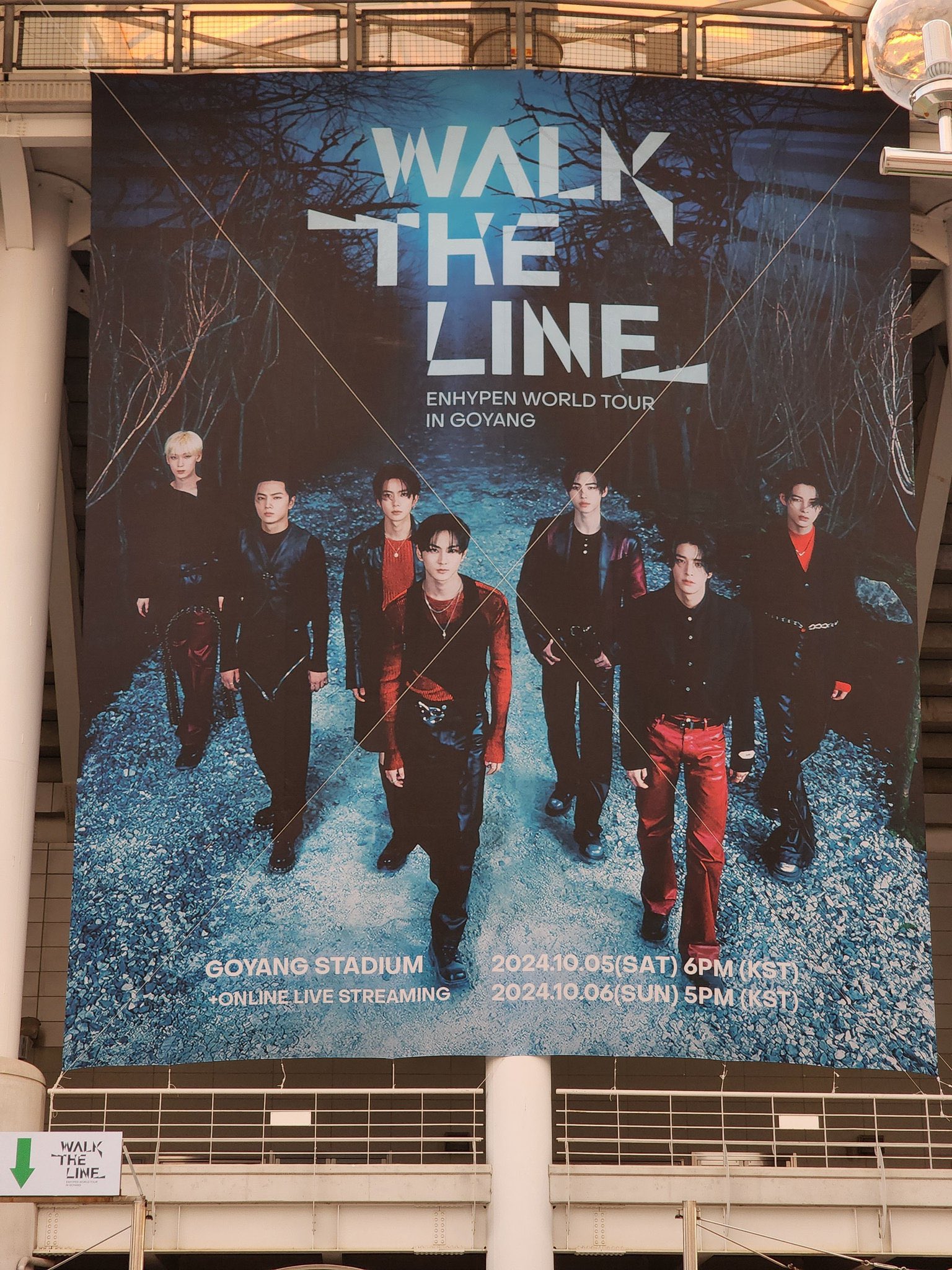iciel on X enhypen walk the line in goyang banners https t H4t6HZkWpo X