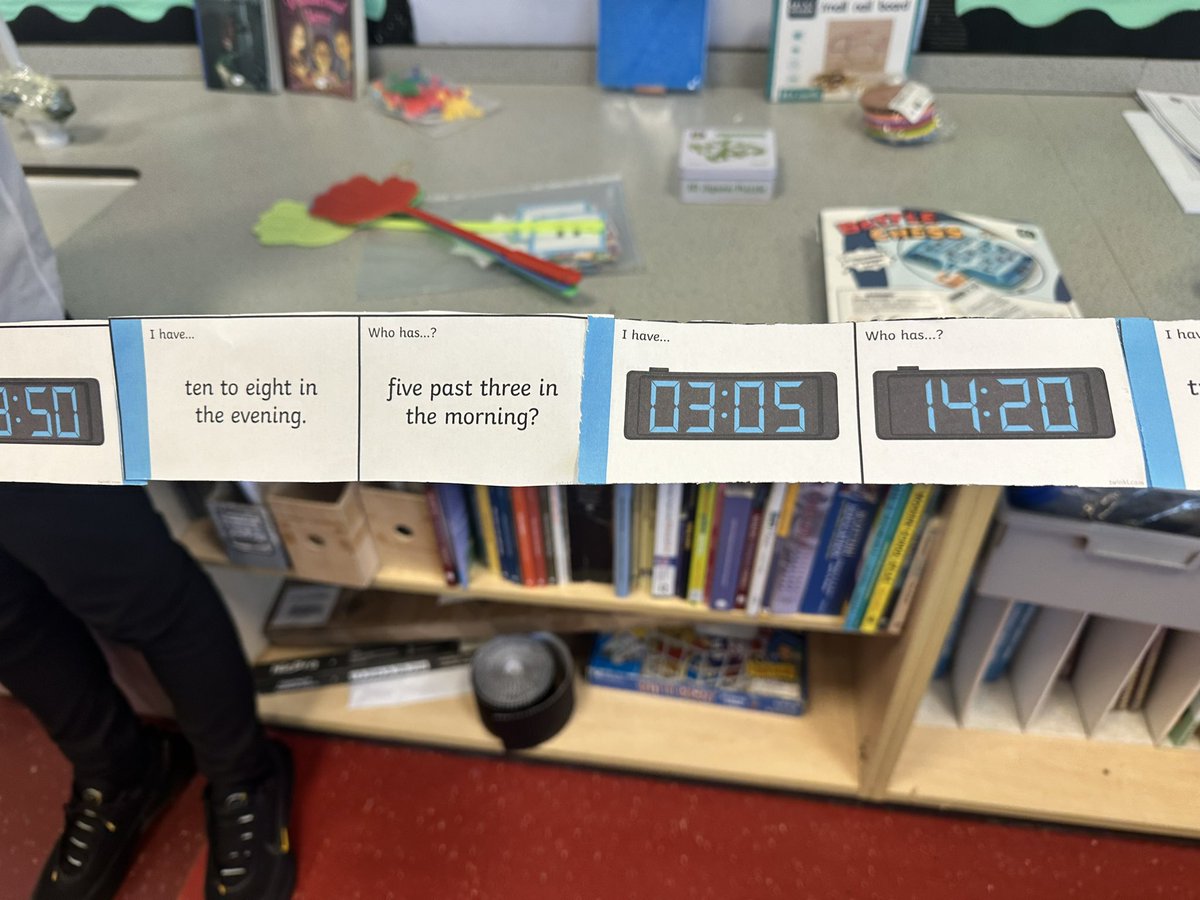 MrsWyllieToD's tweet photo. A little bit of 12 and 24 hour time revision for S3. They worked together to match time statements with images of digital clocks. Although someone did decide he wanted to fashion a new scarf… 😅 https://t.co/tgBupahTf6