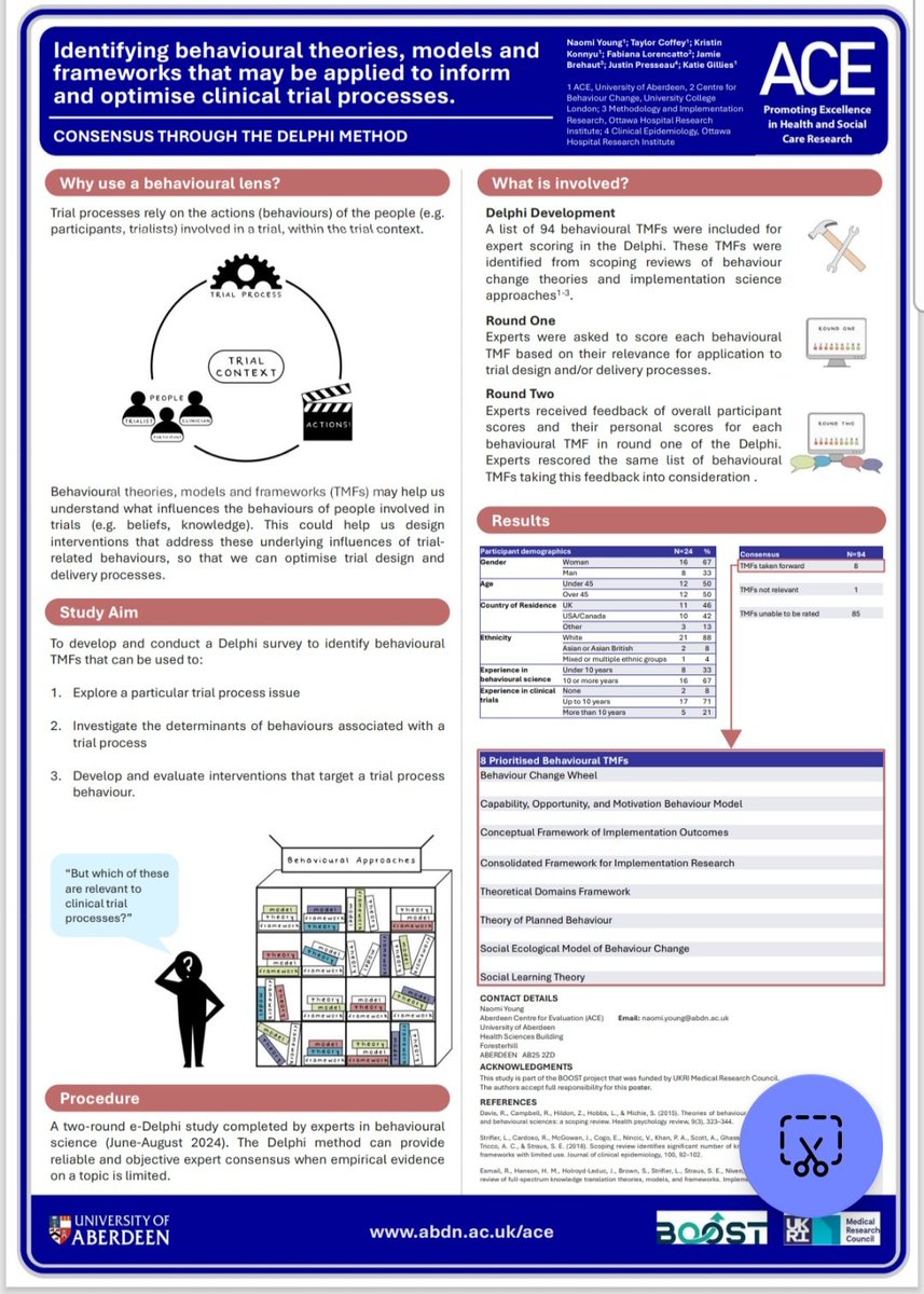 Katie Gillies (@gillieskatie) on Twitter photo Following up Natasha's great talk on theories, models or frameworks informing recruitment interventions-check out Naomi Young's poster on TMFs that could be usefully applied to understand trial process problems <a href="/MollyByrneIre/">Molly Byrne</a> not a new theory but a good starting place #ICTMC2024 Following up Natasha's great talk on theories, models or frameworks informing recruitment interventions-check out Naomi Young's poster on TMFs that could be usefully applied to understand trial process problems <a href="/MollyByrneIre/">Molly Byrne</a> not a new theory but a good starting place #ICTMC2024