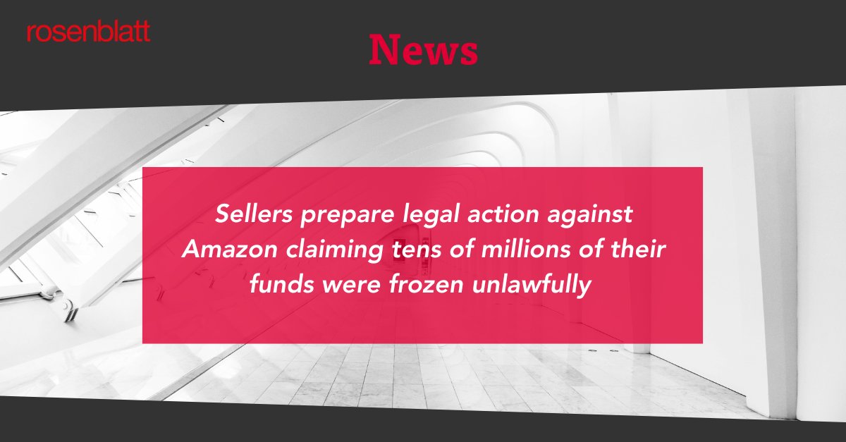 bit.ly/3TOeIvB
⚖️📦Today, Rosenblatt announces that it is preparing legal action against Amazon on behalf of sellers after claims that it has unlawfully frozen tens of millions of their hard-earned sales proceeds. The legal action will aim to win compensation for