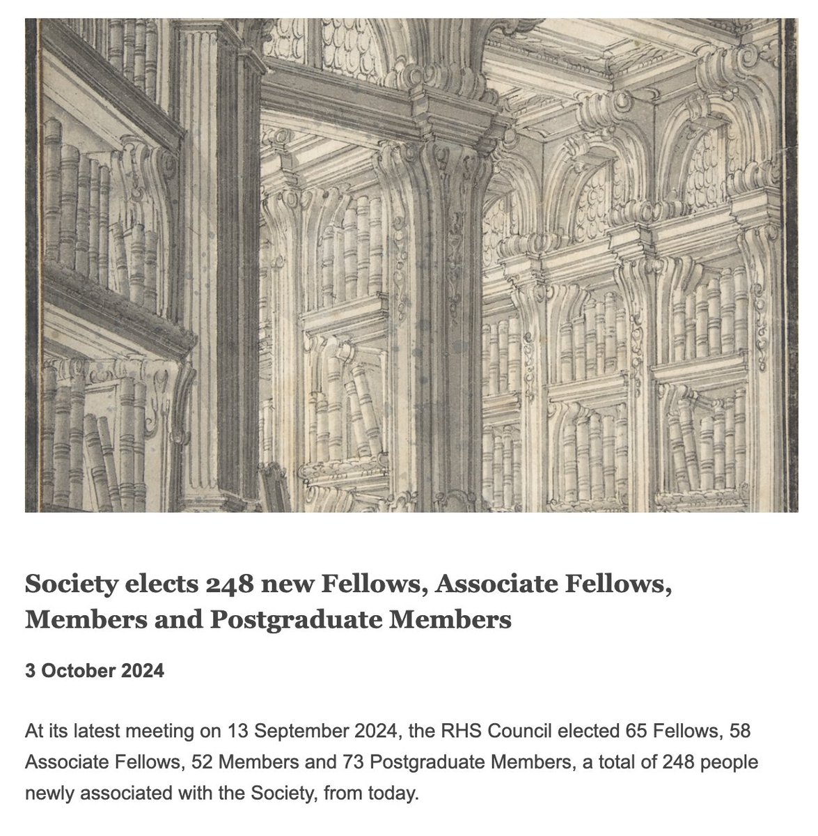 We are very pleased to announce the election of 248 new Fellows, Associate Fellows, Members &amp; PGR Members to <a href="/RoyalHistSoc/">Royal Historical Society</a> bit.ly/4eOANTa 

Our 65 new Fellows practice #History in the UK and worldwide; our 73 new PGR Members study in 50 universities #twitterstorians