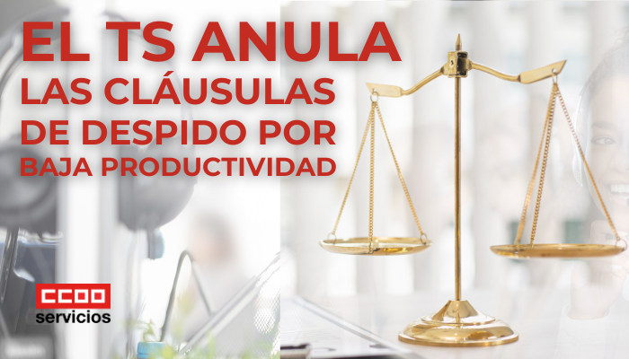 serviciosccoo's tweet photo. ⚖️El Tribunal Supremo ratifica la sentencia de la Audiencia Nacional que declara nula una cláusula que #Digitex incluye en los contratos laborales para quienes no alcanzan el 75% de la productividad.
🛑#StopCláusulasAbusivas | @c_center_ccoo
Leer más... https://t.co/vlWwTsFqLi https://t.co/QUfPi0XmcJ