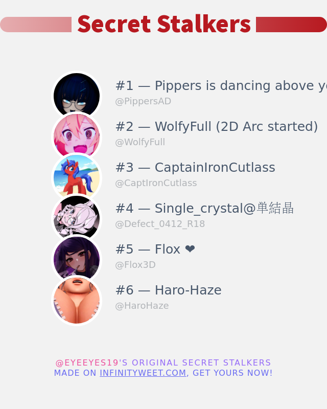 我刚刚发现谁访问了我的推特个人资料！

⠀➡️ infinityweet.me/secret-stalker…
