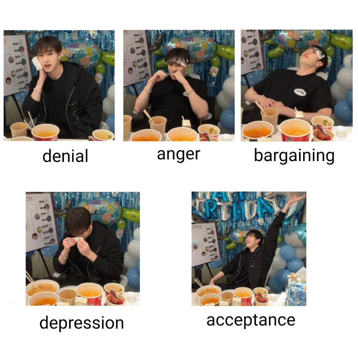 the 5 stages of grief with bang chan (2024 ver.)