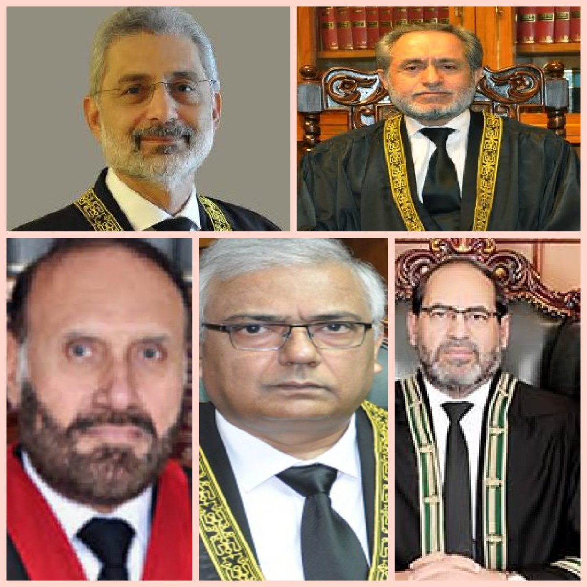 ان 5 آئین پسند ججز کی آج کی لینڈ مارک ججمنٹ عدالتی تاریخ میں ہمیشہ سنہری حروف میں لکھی جائے گی