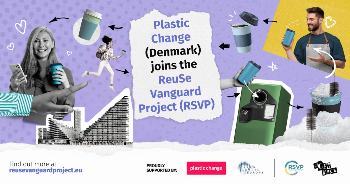 Great #reuse news from #Denmark and reverberating all over Europe as Plastic Change becomes the latest ReuSe Vanguard Project (RSVP) core partner!

Learn more 👇
zerowasteeurope.eu/press-release/…

#reusesystems