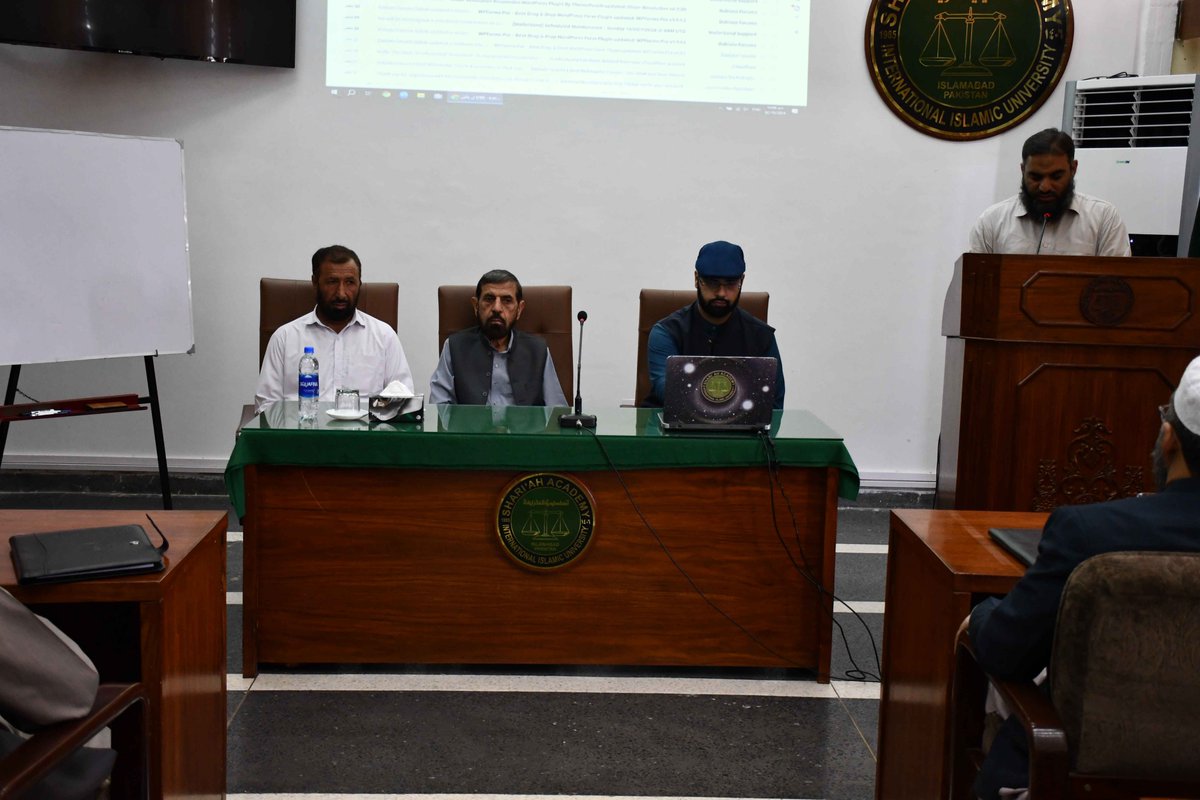 ShariahAcademy's tweet photo. The 66th regular Shariah course for Judges, Qazis, Attorneys, Prosecutors, and Law Officers has commenced on Wednesday being organized by the Sharī‘ah Academy, International Islamic University Islamabad. The 16 weeklong course is an iconic course of the academy since 1981. (1-4) https://t.co/huKYjN58As