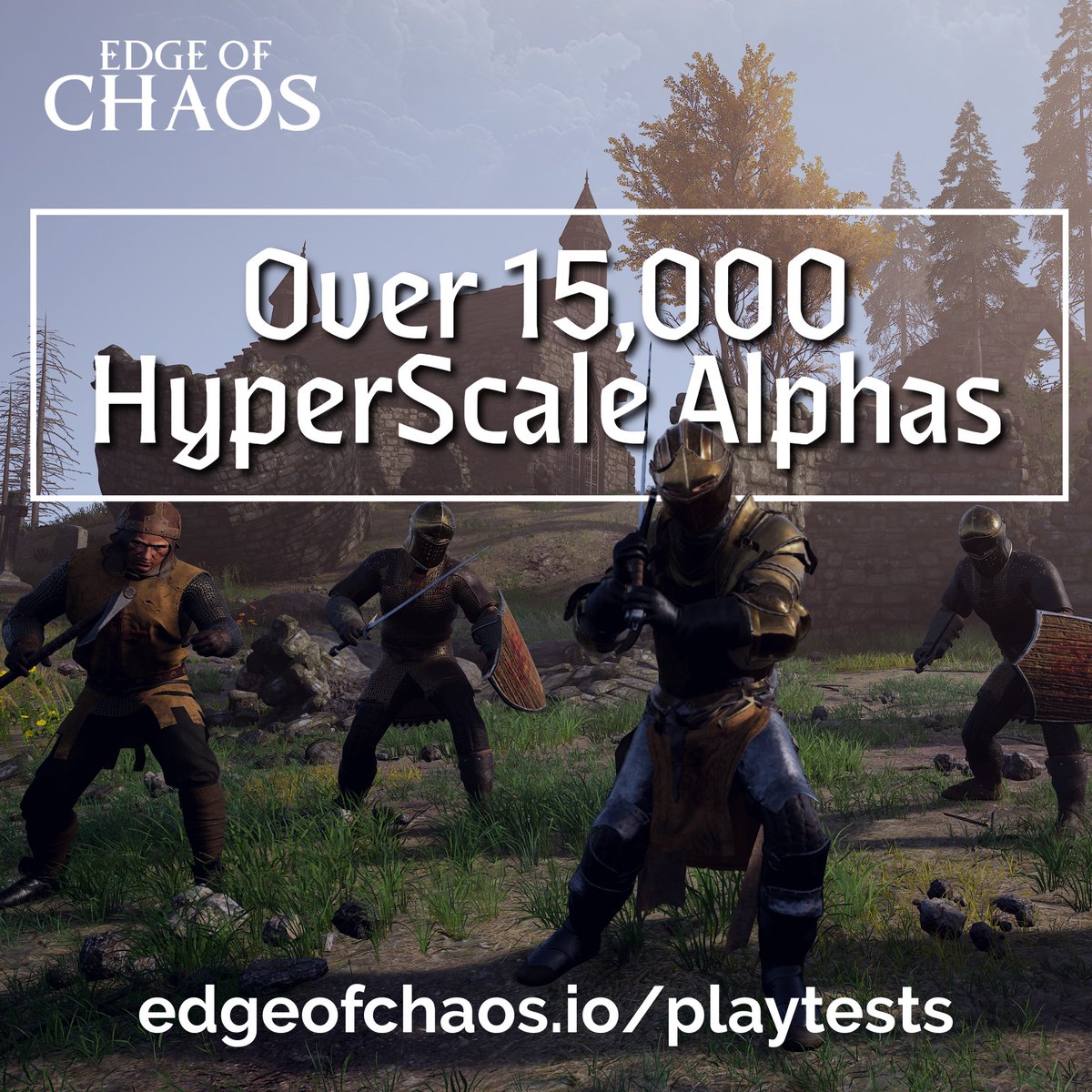 EdgeofChaosGame's tweet photo. Over 15,000 Alphas have joined our HyperScale Alpha Testing Programme! 🔥

We're thrilled and grateful to see our community of Alpha Testers growing. Thank you for being a part of it! 🤝

Join the HyperScale Alphas: https://t.co/0uqMCzxyme

#HyperScale #EdgeofChaos #Game #Gaming https://t.co/y9nHXcIQH9