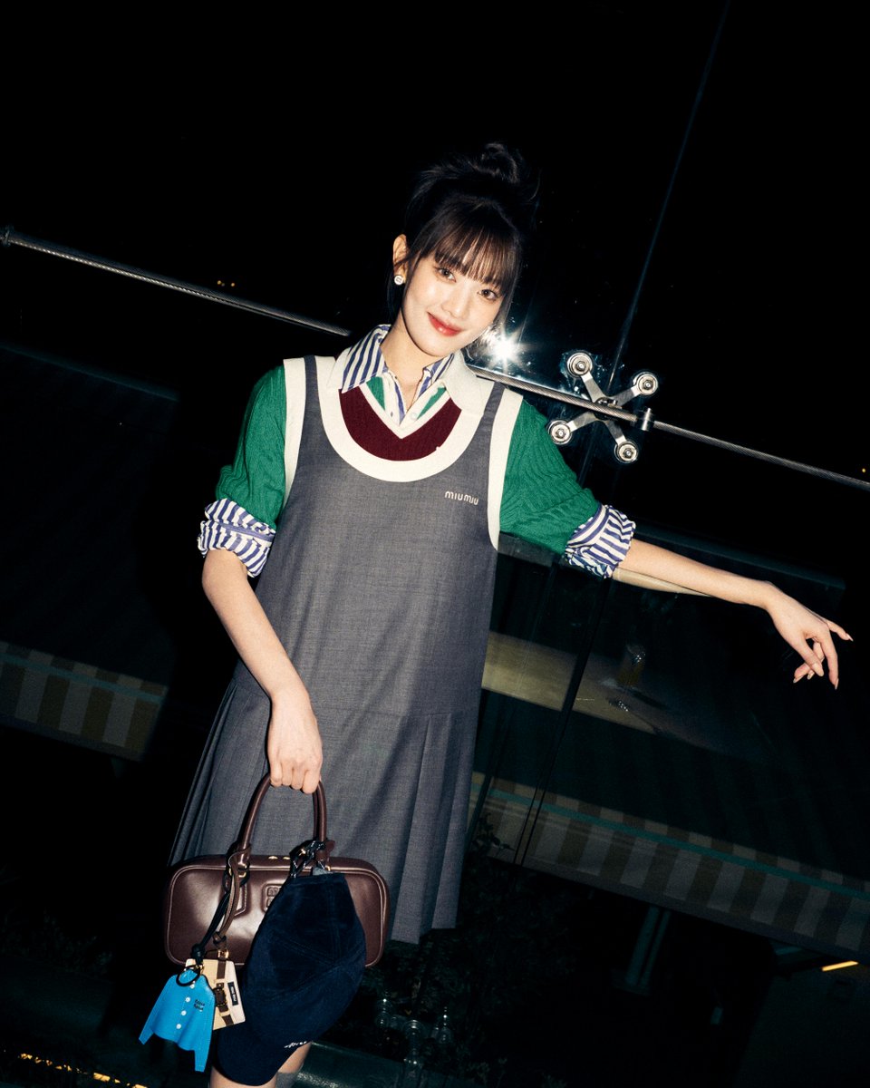 miumiu ミウミウ　ハート柄緑色ミニワンピース 中古・古着通販】MIU MIU (ミュウミュウ) ハート柄ニットカーディガン